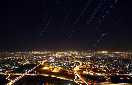 Star Trail over Tehran