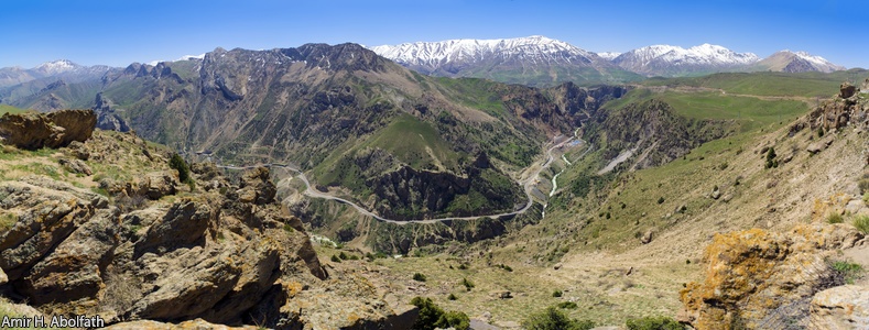 Haraz road Panorama