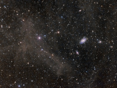M81-82 galaxies and surrounding 