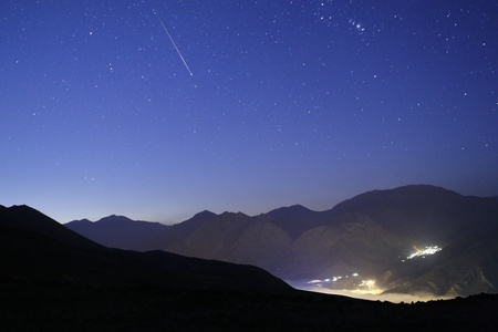 Persei meteors 2008