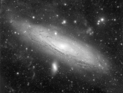 Andromeda in H-Alpha+Red channel