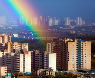Rainbow in Tehran